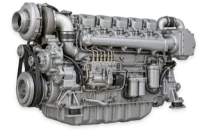 MAN D2866 representative engine illustration