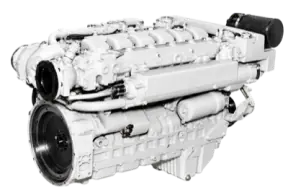 MAN D2866 representative engine illustration