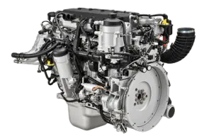 MAN D0834 representative engine illustration