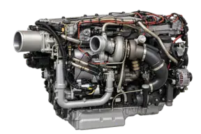 MAN D2066 representative engine illustration
