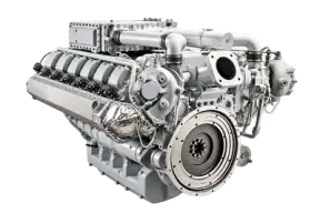 MAN E2842 representative engine illustration