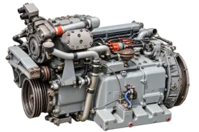 MAN E2866 representative engine illustration