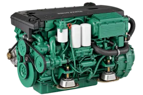 Volvo Penta D4-225A-D representative engine illustration