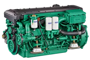 Volvo Penta D6-330A-F representative engine illustration
