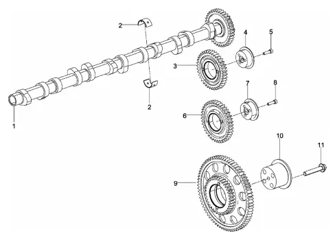 MAN Camshaft 51044015088