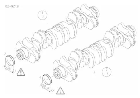 MAN Crankshaft 51021006019