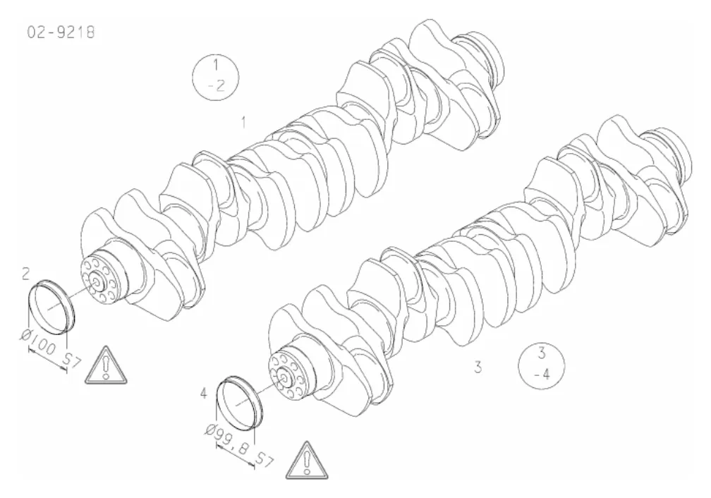 MAN Crankshaft 51021006019