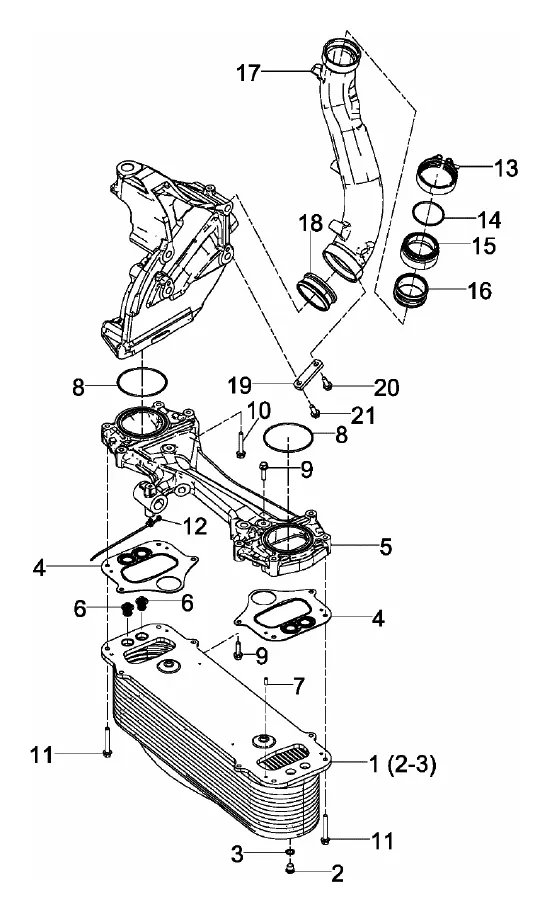 MAN Intercooler 51095007194
