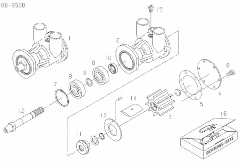 MAN Raw Water Pump 51065006488
