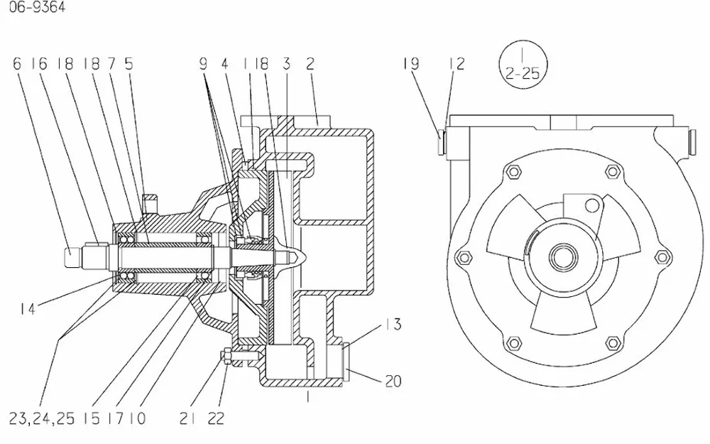 MAN Raw Water Pump 51065006500