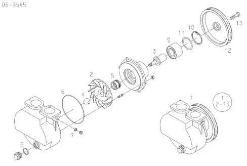 MAN Raw Water Pump 51065007031