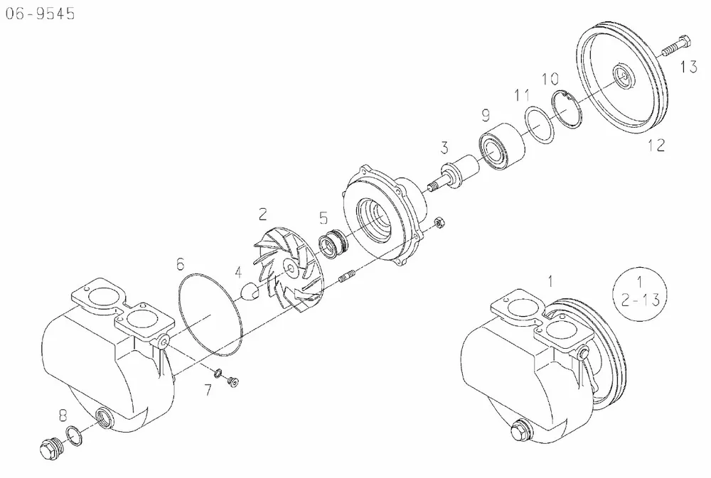 MAN Raw Water Pump 51065007031