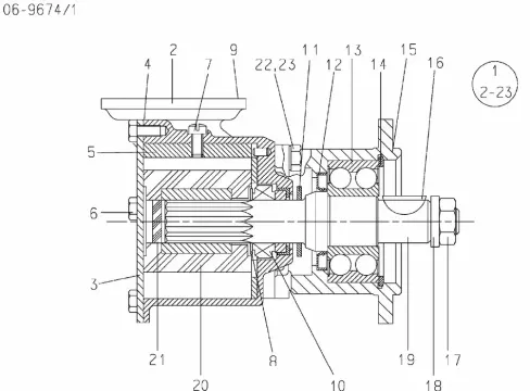 MAN Raw Water Pump 51065007042