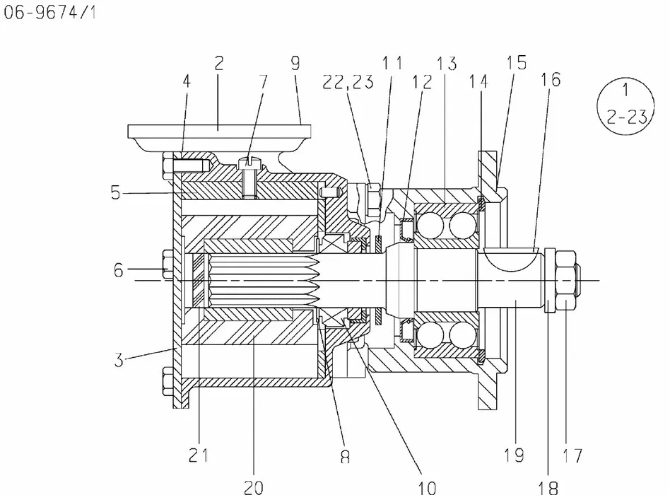 MAN Raw Water Pump 51065007042