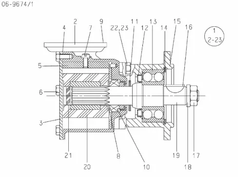 MAN Raw Water Pump 51065007073