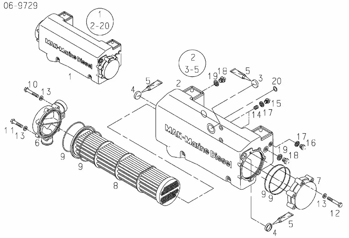 MAN Tube Bundle 51061090043