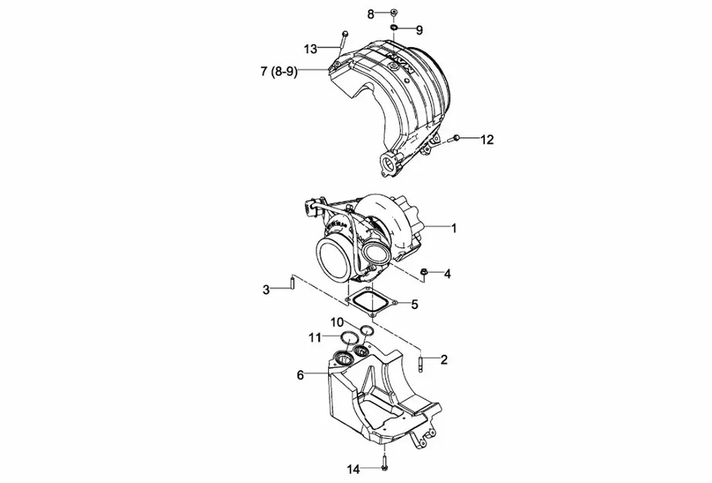 MAN Turbocharger 51091017323