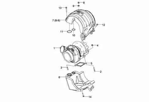 MAN Turbocharger 51091017324
