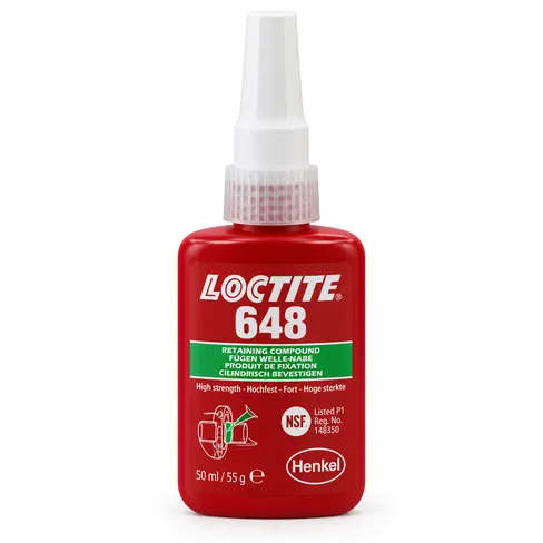 MAN Adhesive LOCTITE648-FL50ML bottle for item number 6 - 8                                                    * 04101609164