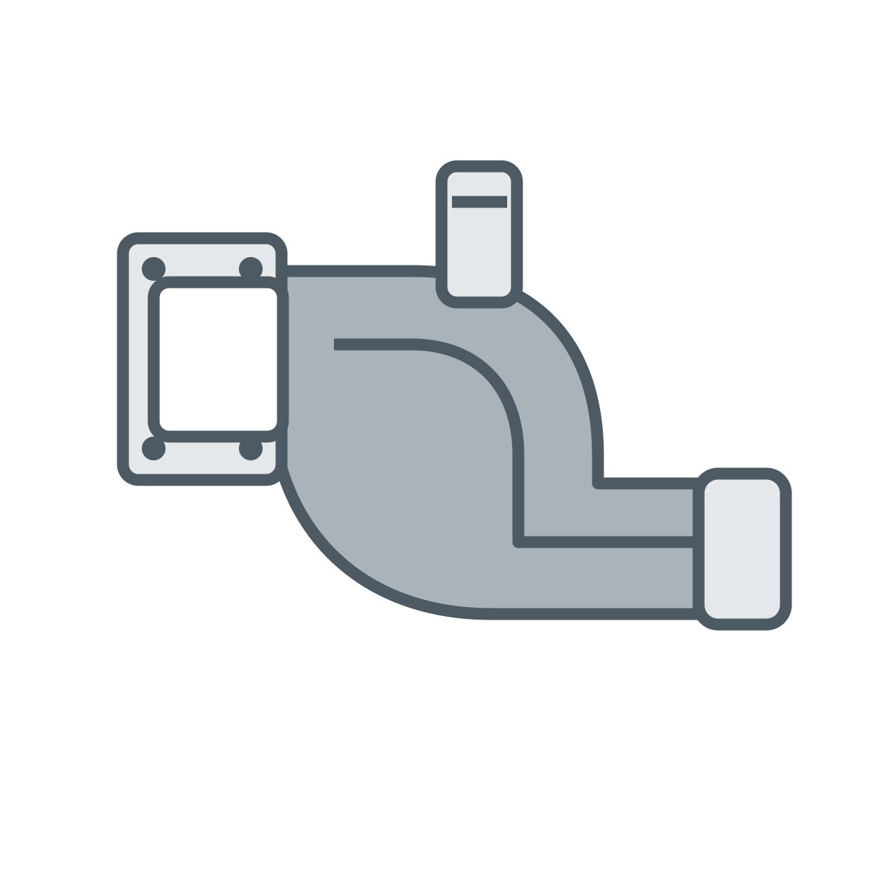 MAN Exhaust elbow water cooled 51081016465